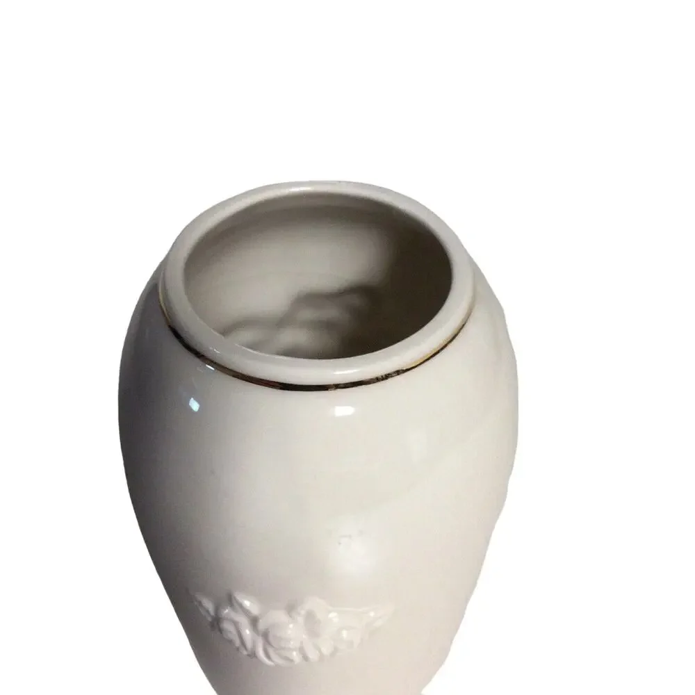 Lenox Vintage Bud Vase Porcelain with Gold Trim 7.5